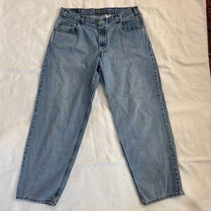 Levi’s SilverTab Baggy Jeans 36x32 100% Cotton Vintage Y2K  Loose Fit Denim